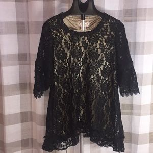 Black Lace Tunic